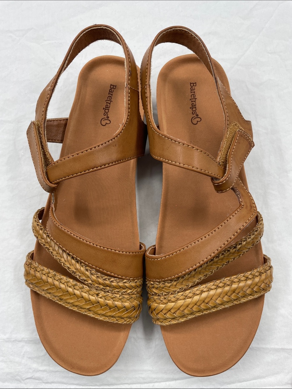 NEW! BareTraps JALEN Braided-Strap Comfort Sandals. 11W. - Picture 7 of 16